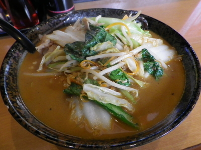 「野菜たっぷり味噌ラーメン」@麺飯食堂 龍の写真