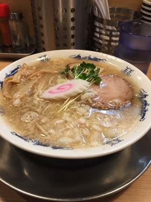 「背脂煮干しそば」@煮干そば 流。の写真