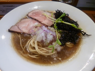 「追いサバ節そば」@荒町商店中華そば ふじやまの写真