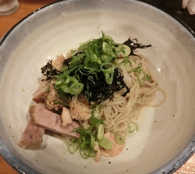 「帆立とキノコの潮和えそば（Ｓ）」@麺場voyageの写真