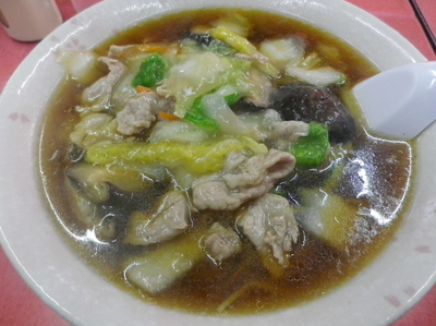 「苳菇肉麺（しいたけ肉そば）」@中華料理 萬福の写真