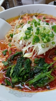 「ドラたんたんめん７５０円辛さ上級」@らーめん ドラごんちの写真