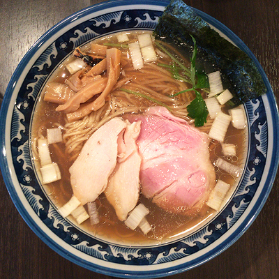 「12月限定 鶏と3種の貝出汁そば」@麺処 さとう 桜新町店の写真