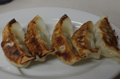 「焼餃子ノーマル5個430円」@麺屋くららの写真