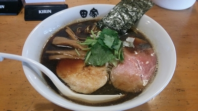 「【限定】黒煮干しそば」@中華そば 田家 本店の写真