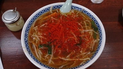 「もやしラーメンRED 辛口」@みちのくの写真