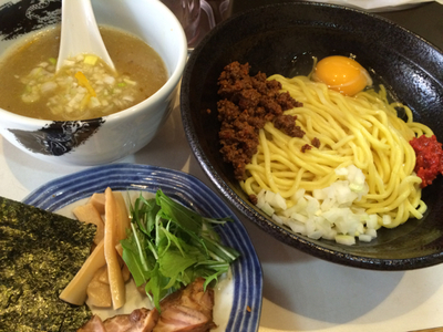 「辛玉つけめん」@麺屋 扇 SENの写真