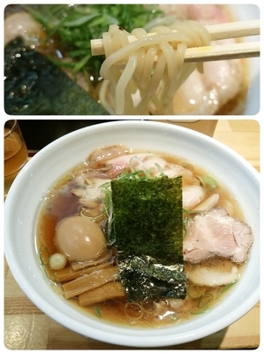 「薄切肉醤油＋煮玉子」@ラーメン 巌哲の写真