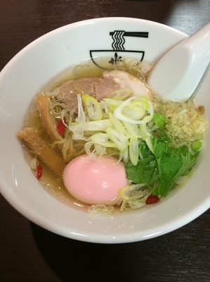 「ジンジャーラーメン（ 塩 ）」@中華そば 光らーめん 田端店の写真