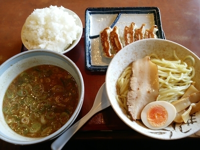 「もりそばBセット(餃子＋ライス)900円」@優勝軒 熊谷総本店の写真