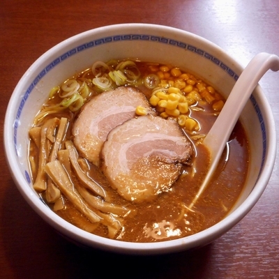 「みそらーめん（790円）」@たけちゃんにぼしらーめん 調布店の写真