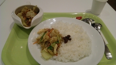 「ベーコン野菜カレー 900円 ＋ 4辛 30円」@インド式カレー 夢民の写真