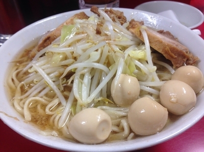 「小ラーメンうずらしろねぎ【900円】」@ラーメン二郎 西台駅前店の写真