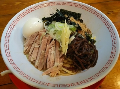 「油そば　（大盛り：サービス券）」@ラーメン ぶんの写真