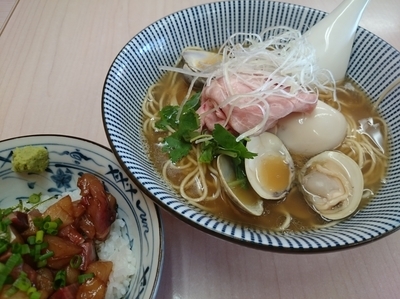 「【限定】オールスターヌードル クライマックス900円＋鰤丼」@中華そば よしかわの写真