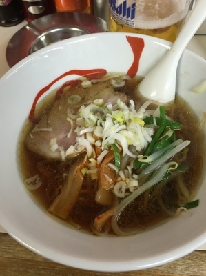 「正油ラーメン380円」@河童軒の写真