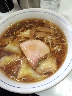 「わんたんめん700円、小チャーハン300円」@かいらくの写真