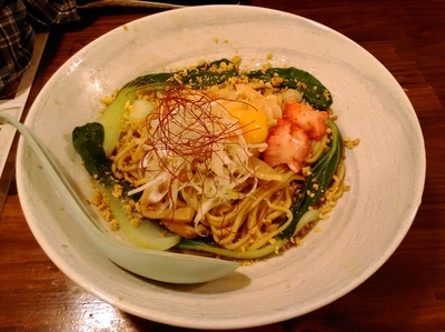 「秋季限定 海老蟹和え麺」@らーめん まるよしの写真