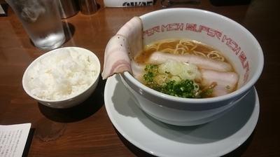 「正油soba(細麺)」@SUPER MENの写真