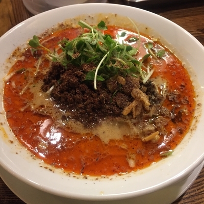 「担担麺4辛（￥830）」@四川担担麺 阿吽 湯島店の写真