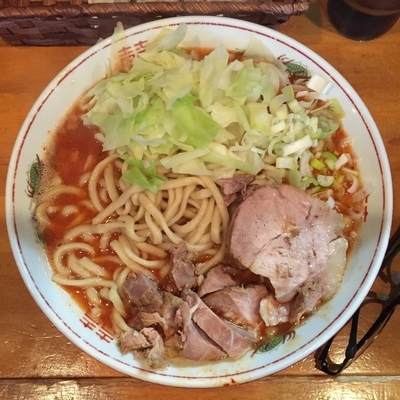 「赤麺　並盛」@ファットンの写真