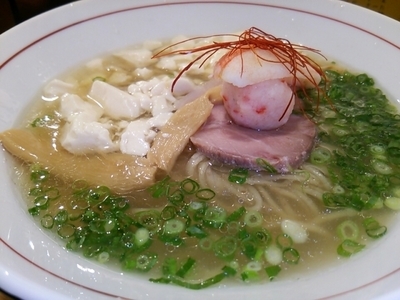 「【夜限定】蟹出汁冬麺980円」@鯛塩そば 灯花 本店の写真