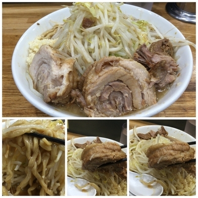 「らーめん（並）730円　豚１枚増し90円」@デカ盛り戦隊 豚レンジャーの写真