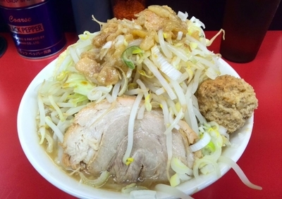 「ラーメン（中）全マシ」@ラーメン一心の写真