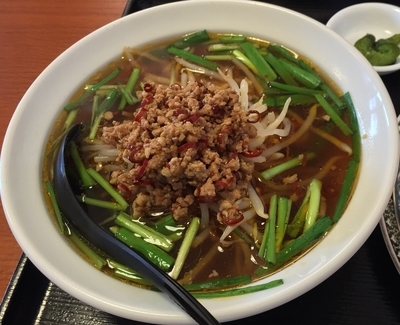 「台湾ラーメンと五目チャーハンセット（￥780）」@台湾料理 品味多の写真