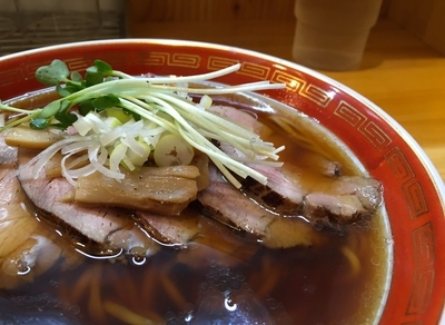 「チャーシュー中華そば・平麺」@中華そば シンジョーの写真