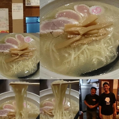 「３周年限定　かいの塩ラーメン」@麺屋 NOROMAの写真