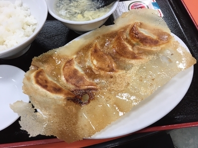 「羽根つき焼き餃子（5コ）」@歓迎の写真