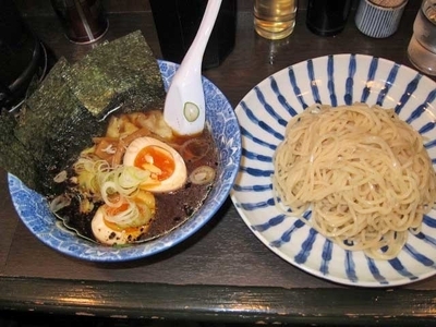 「特製つけ麺　750円」@肉厚わんたん麺と手作り焼売 ら麺亭 浅草支店の写真
