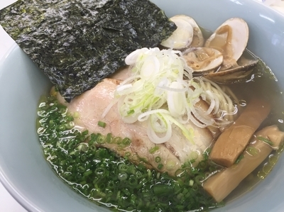 「貝出汁ラーメン（塩）800円」@ラーメン 樂只の写真