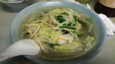 「タンメン」@民族の味 赤坂 珉珉の写真