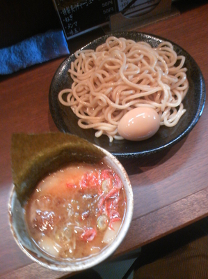 「海老醤油つけ麺５００円(ｵｰﾌﾟﾝｻｰﾋﾞｽ)通常８００円」@つけ麺 龍平の写真