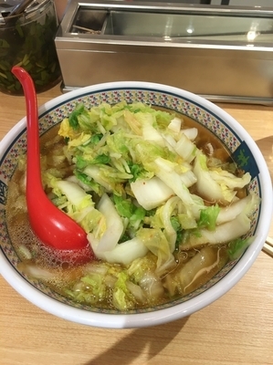 「白菜たっぷりラーメン880円」@どうとんぼり神座 新宿店の写真