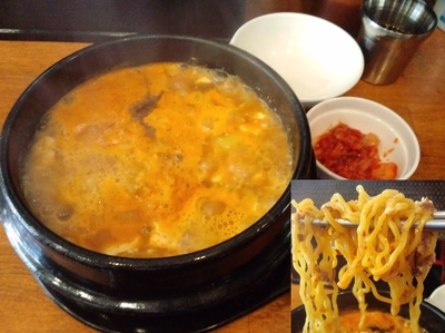 「牛スジスンドゥブラーメン870円」@韓国料理 どやじ 弘明寺店の写真