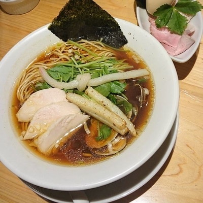 「特製トリプルSOBA」@Ginza Noodles むぎとオリーブの写真