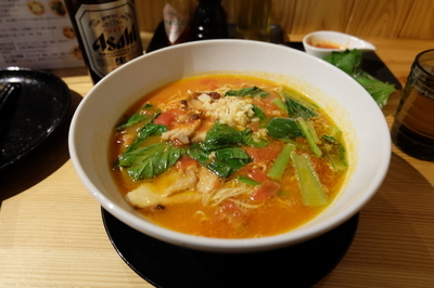 「とまとらーめん」@THE SNOOUP 国分店の写真