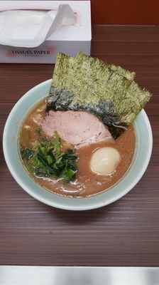 「ラーメン650円(Max＋無料半ライス)」@横浜家系らーめん 武蔵家 川口店の写真