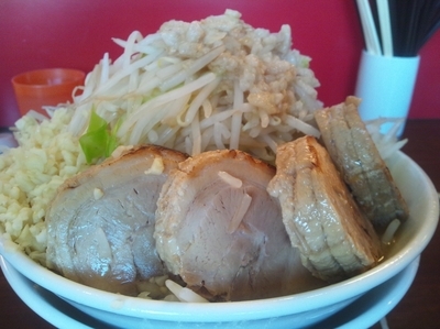 「ラーメン豚ダブル　950円」@龍麺 ふえ郎の写真