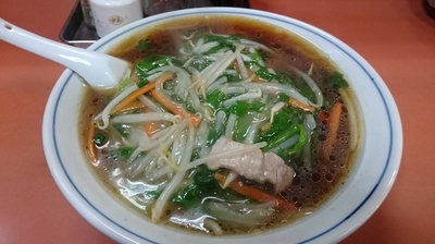 「ニラそば（750円）＋餃子（450円）」@来々軒の写真