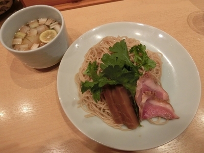 「鴨つけそば」@紫 くろ㐂の写真