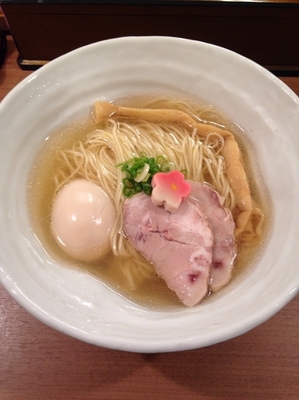 「味玉鯛塩そば」@鯛塩そば 灯花 本店の写真