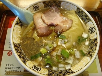「ＴＨＥすごい煮干ラーメン ￥850」@ラーメン凪 大宮店の写真