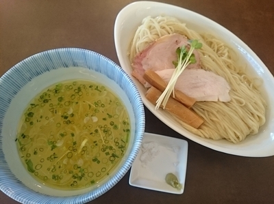 「つけそば（塩）細麺 ￥800」@らあめん忘八の写真