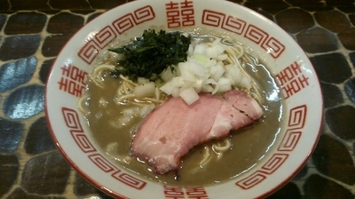 「【限定】濃厚煮干ソバ　800円」@特級鶏蕎麦 龍介の写真