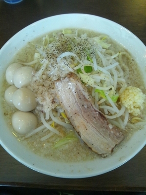 「塩ジロー（うずらトッピング）」@あっ晴れ 可児店の写真