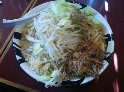 「にぼ二郎（大盛）」@凌駕IDEAの写真